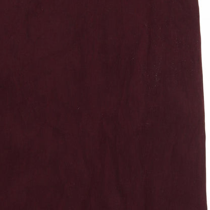 RAPPORT Womens Red   Flare Skirt Size M