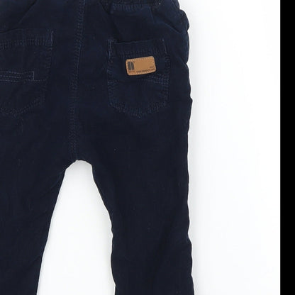 NEXT Boys Blue  Corduroy Cropped Jeans Size 3-6 Months