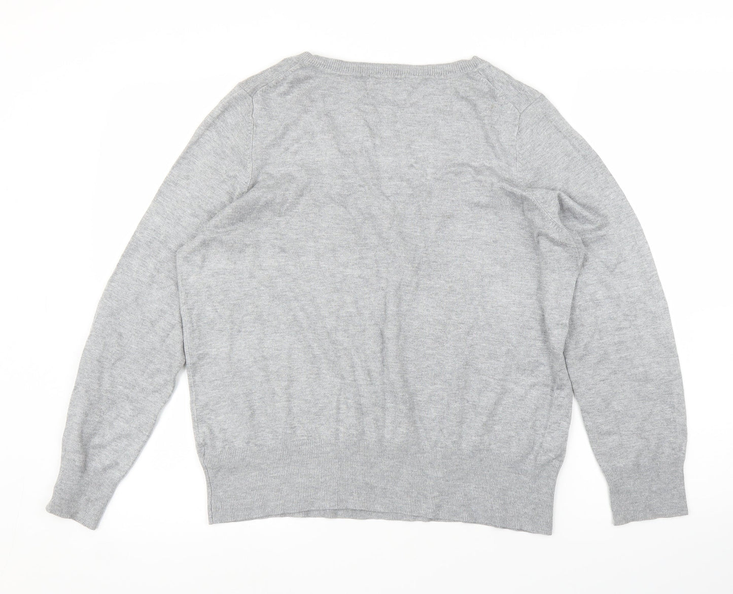 M&S Womens Grey   Pullover Jumper Size 18