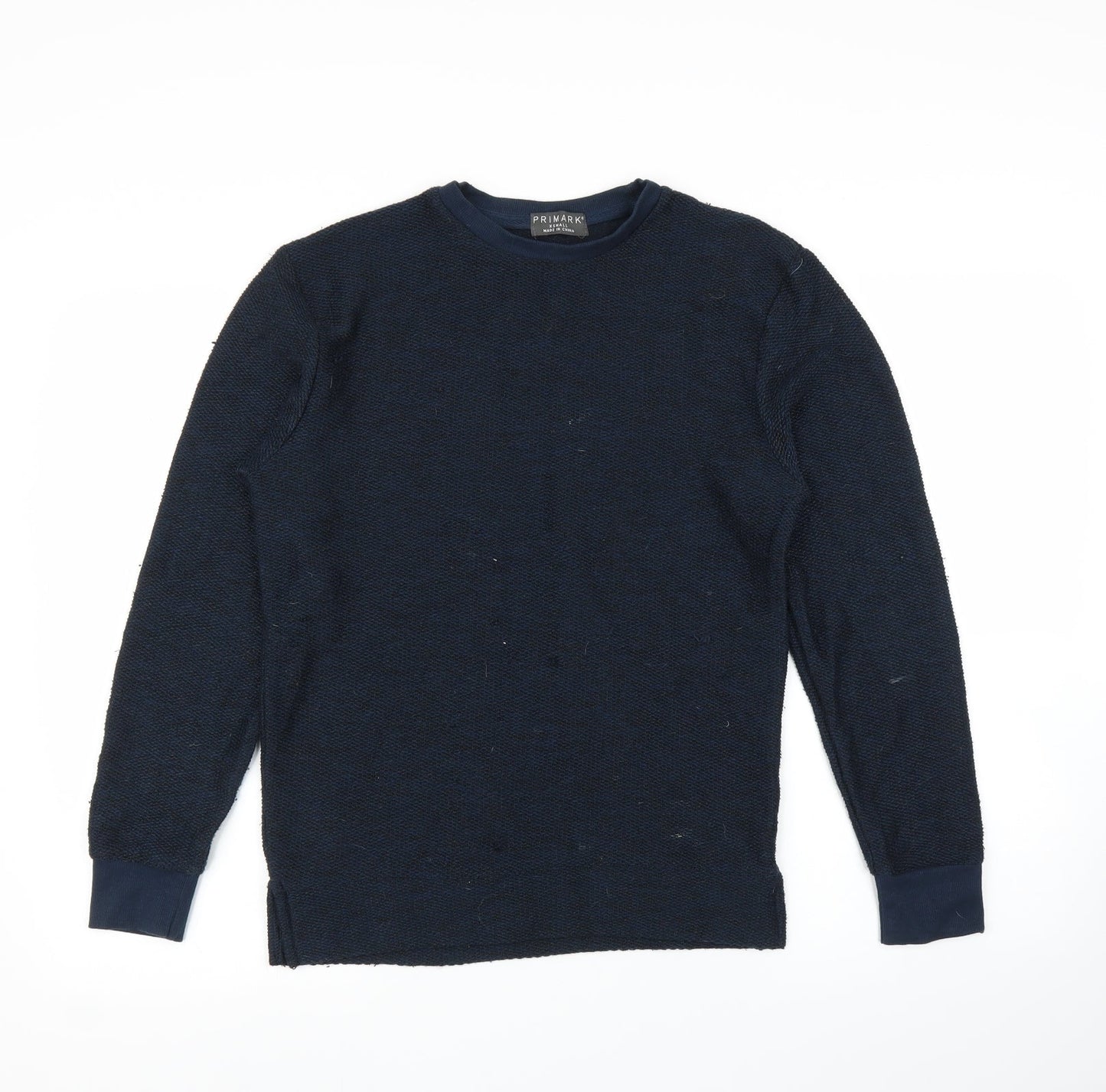 Primark Mens Blue   Pullover Jumper Size S