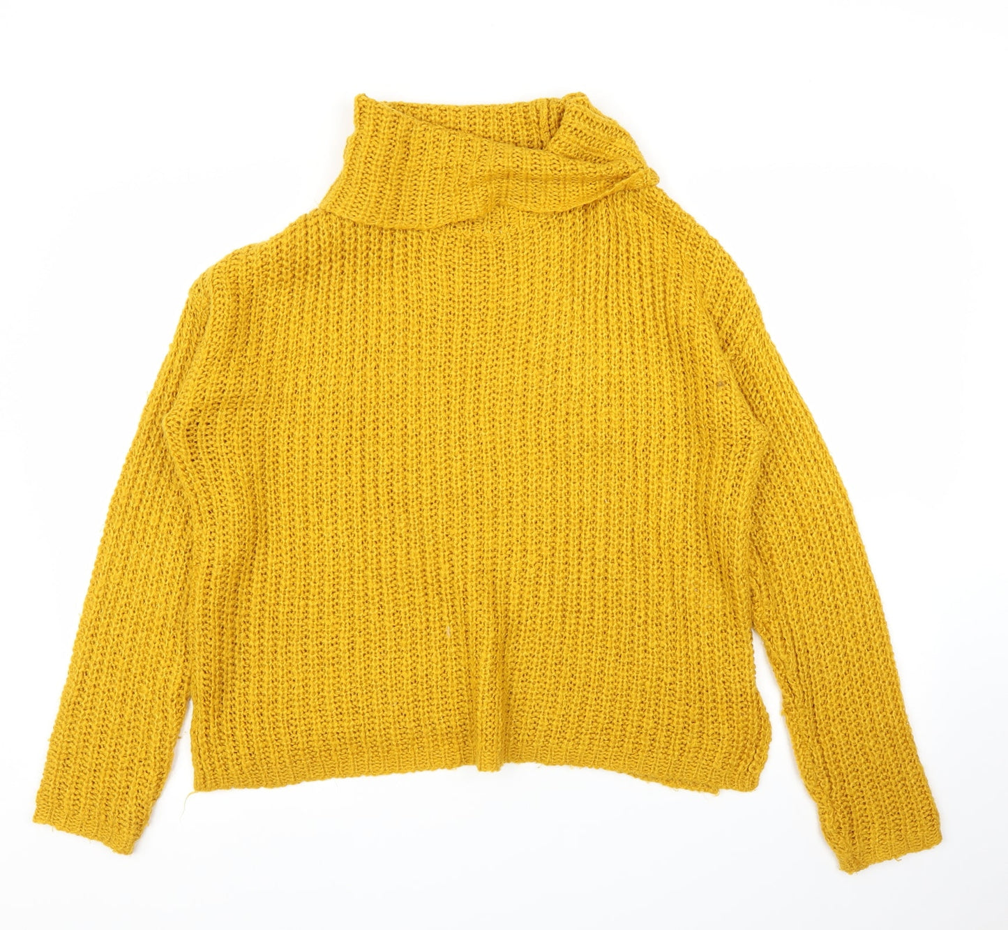 Primark Womens Yellow   Pullover Jumper Size S