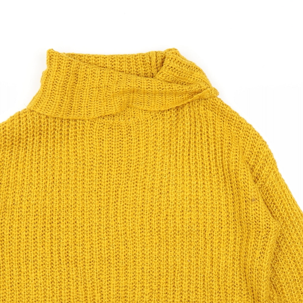 Primark Womens Yellow   Pullover Jumper Size S