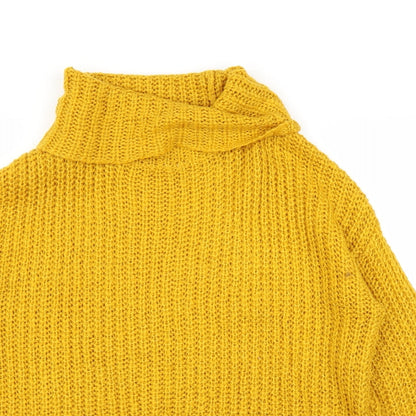 Primark Womens Yellow   Pullover Jumper Size S