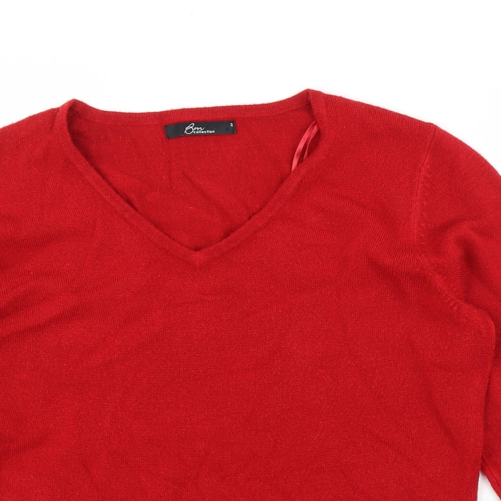 Bonmarché Womens Red Pullover Jumper Size S