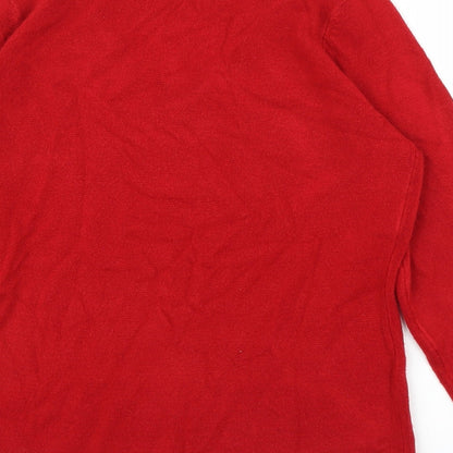Bonmarché Womens Red Pullover Jumper Size S