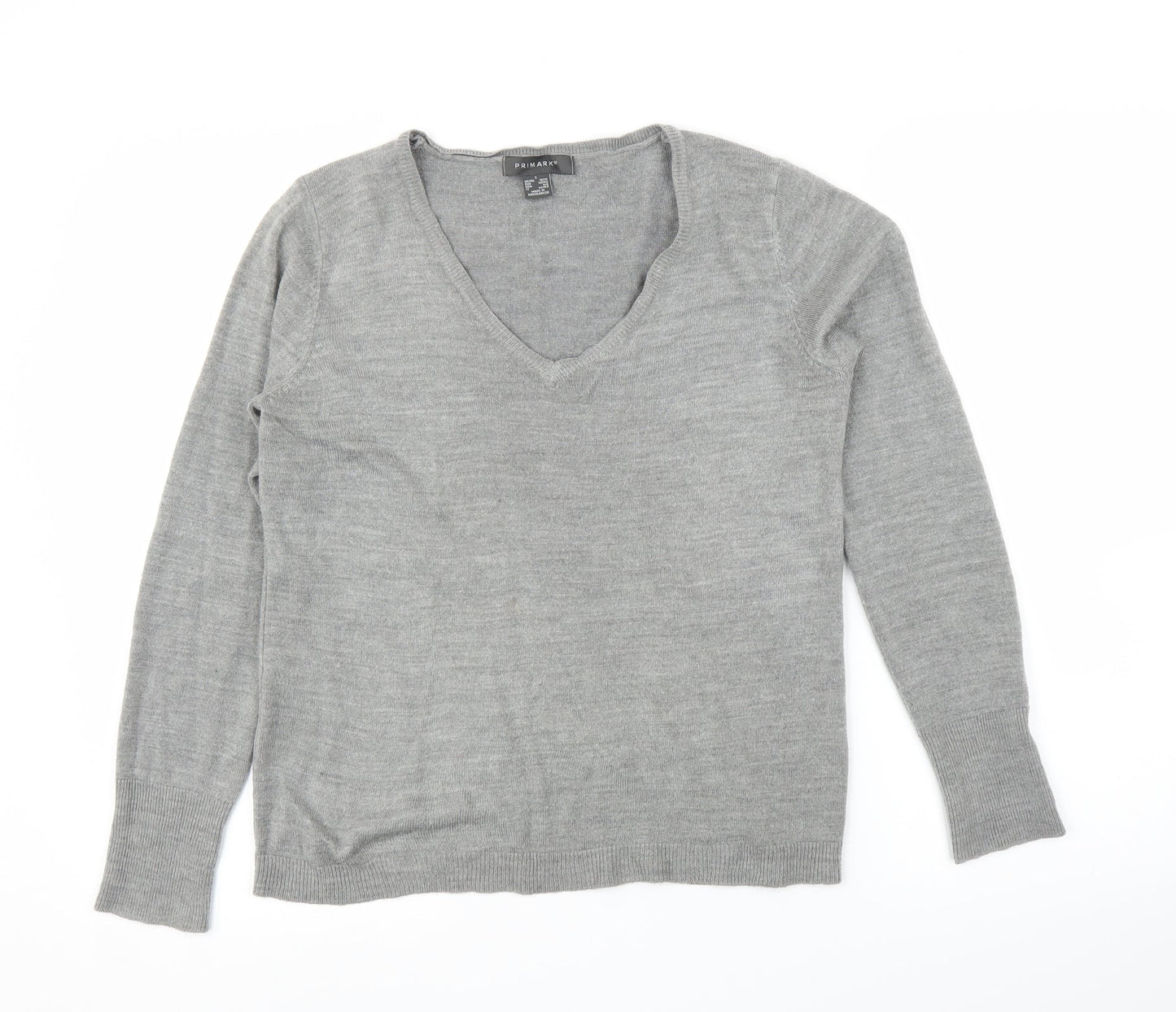 Primark Mens Grey   Pullover Jumper Size S