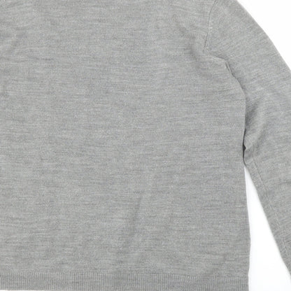 Primark Mens Grey   Pullover Jumper Size S