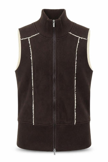 Primark Womens Brown   Full Zip Jumper Size 12  - Gilet