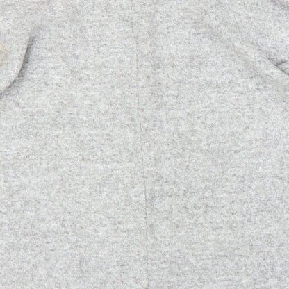 George Womens Grey Striped  Pullover Jumper Size S
