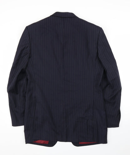 Mens UK Size 40 M&S Regular Blue Suit Jacket