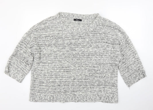 BM Womens Grey   Pullover Jumper Size L