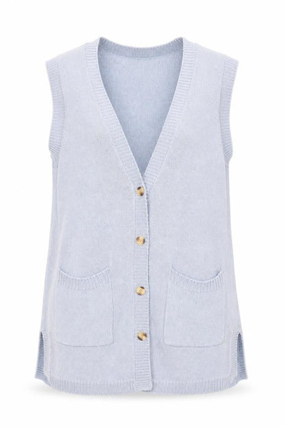 HONEY Womens Blue   Cardigan Jumper Size L