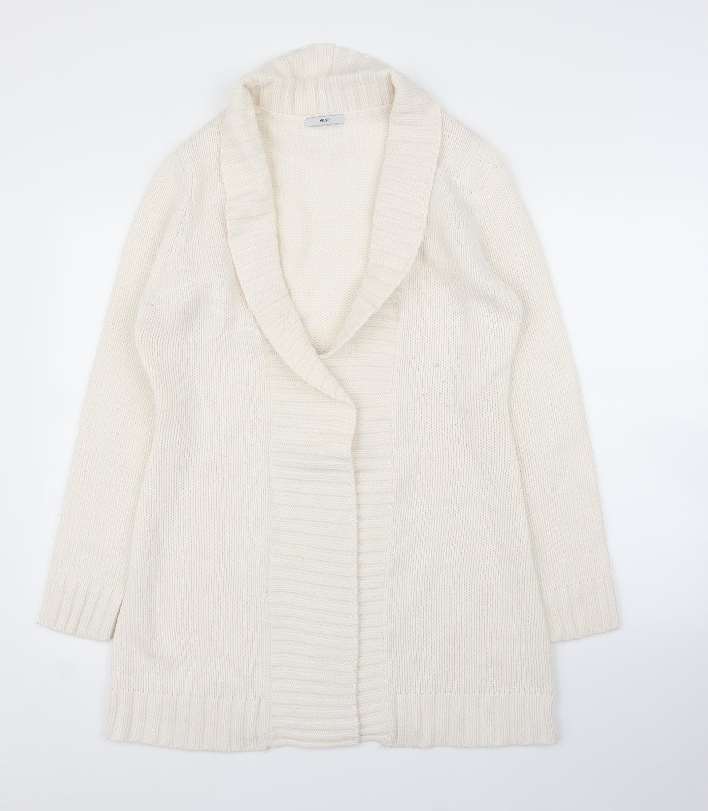 Evie Womens White   Cardigan Jumper Size 14