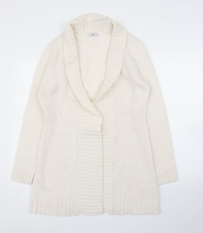 Evie Womens White   Cardigan Jumper Size 14