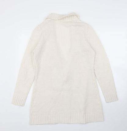Evie Womens White   Cardigan Jumper Size 14