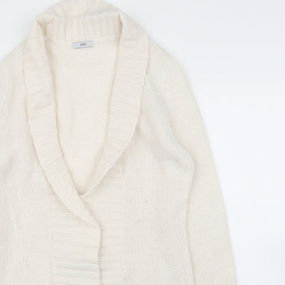 Evie Womens White   Cardigan Jumper Size 14