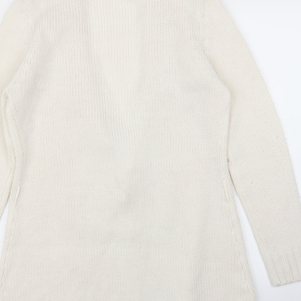 Evie Womens White   Cardigan Jumper Size 14