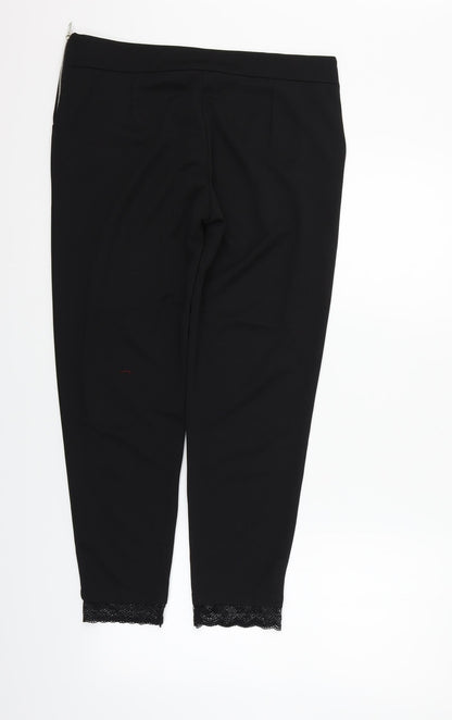 Vogue Fashion Womens Black   Trousers  Size 2XL L25 in