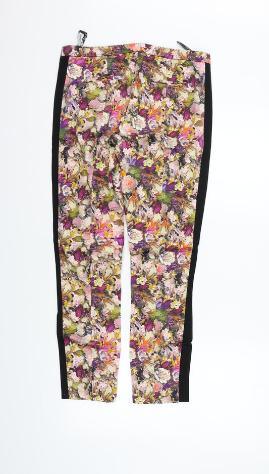 Womens UK Size 10 Topshop Regular Fit Sweatpants Beige Trousers