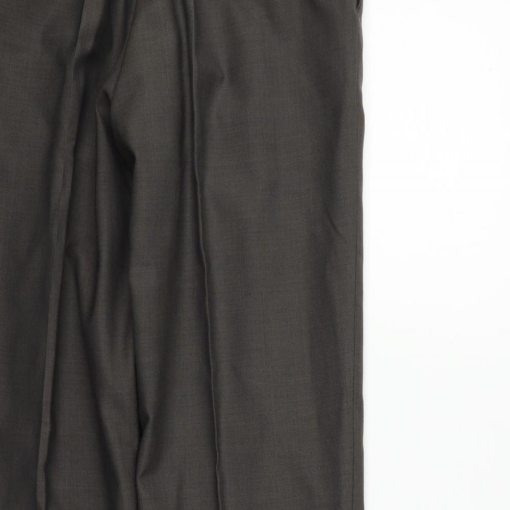Womens UK Size 32 Marks and Spencer Regular Fit  Brown Trousers