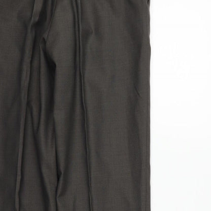 Womens UK Size 32 Marks and Spencer Regular Fit  Brown Trousers