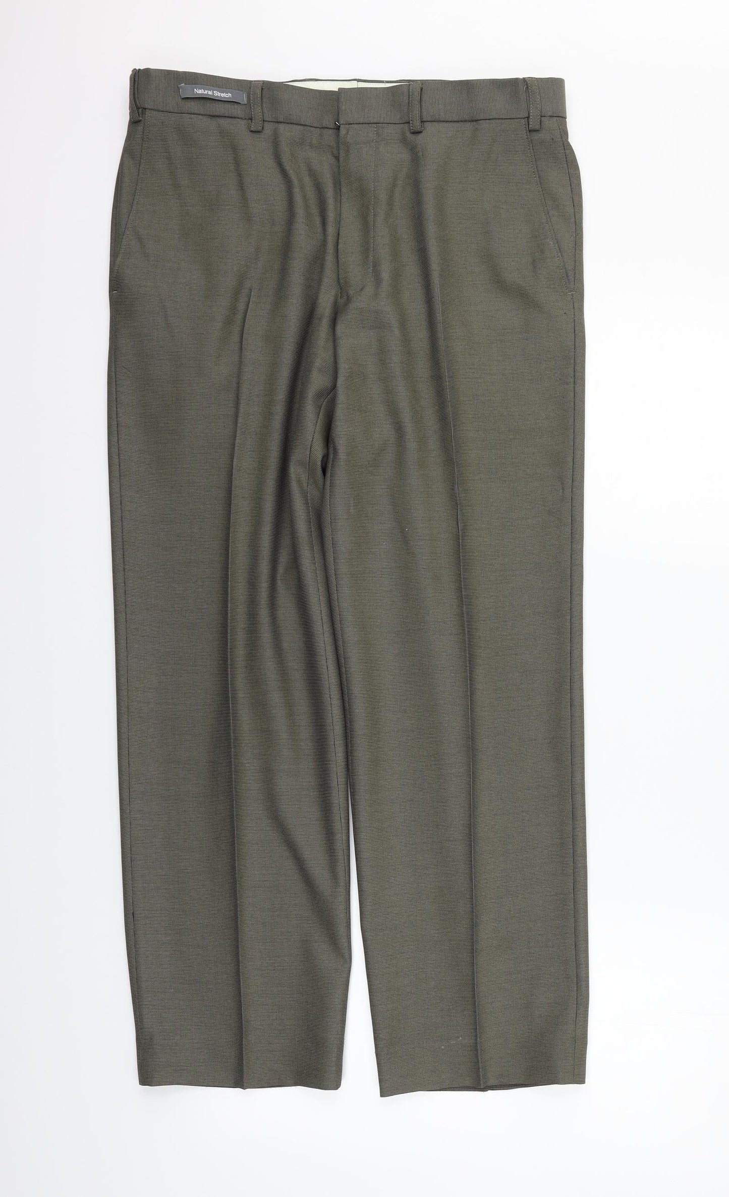 Womens UK Size 32 in Marks and Spencer Regular Fit  Grey Trousers