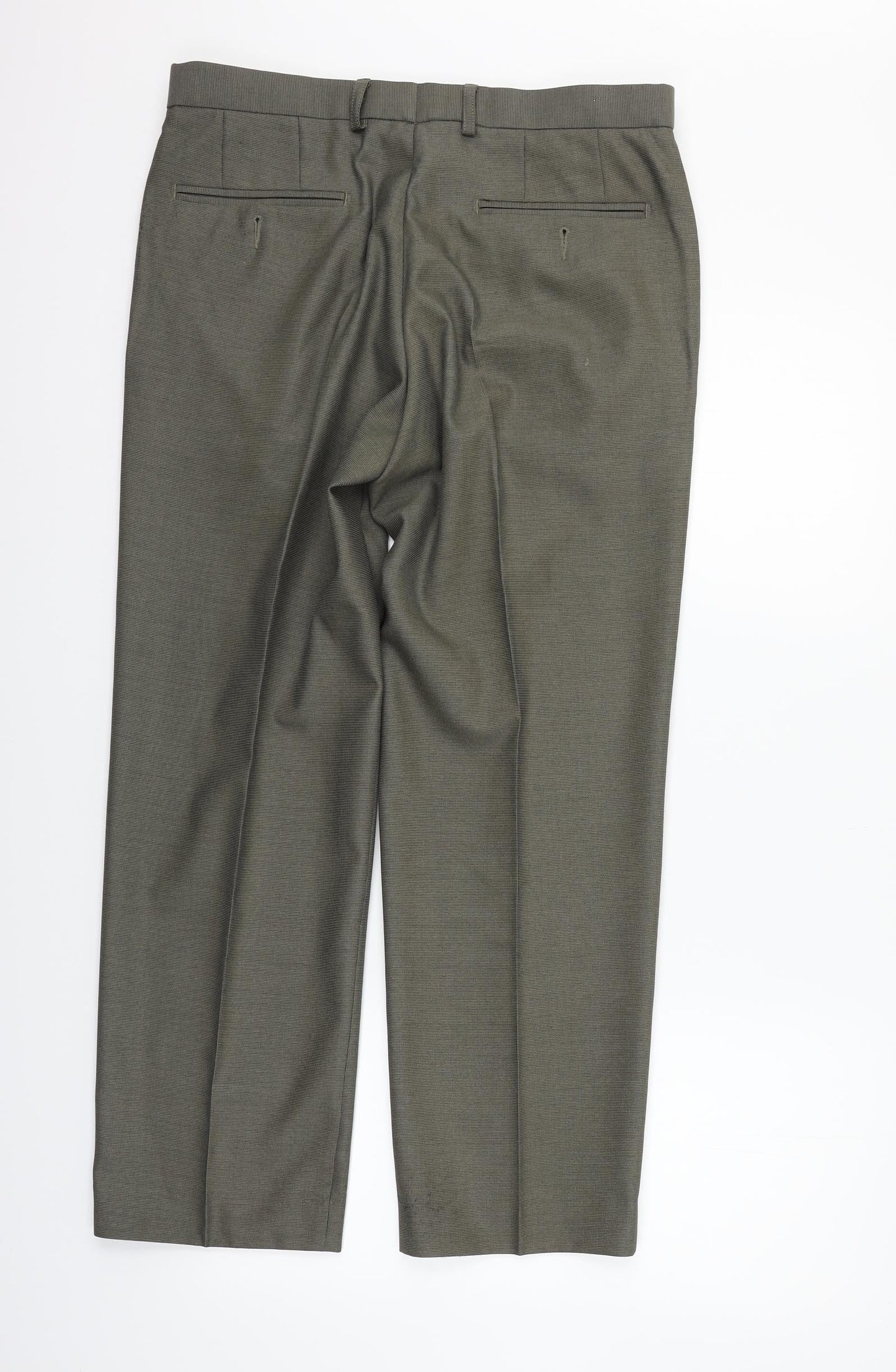 Womens UK Size 32 in Marks and Spencer Regular Fit  Grey Trousers