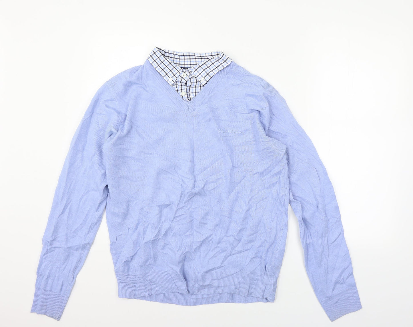 Pierre Cardin` Womens Blue   Basic T-Shirt Size M  - washable marks