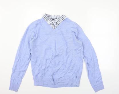 Pierre Cardin` Womens Blue   Basic T-Shirt Size M  - washable marks