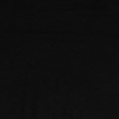 Brand and care label for ASOS women’s black jumper, size UK 6