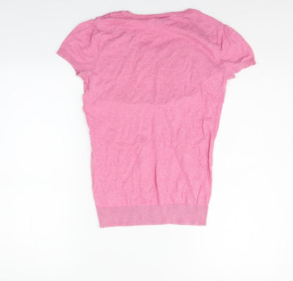 Topshop Womens Pink   Pullover Jumper Size 10