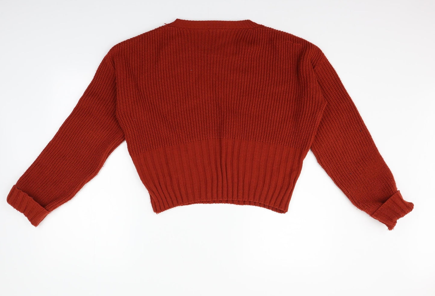 Nasty Gal  Womens Orange   Pullover Jumper Size M  - washable mark on bottom