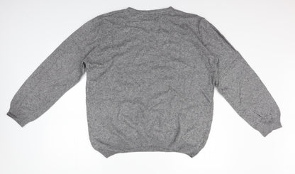 Marks & Spencer Womens Grey   Pullover Jumper Size XL
