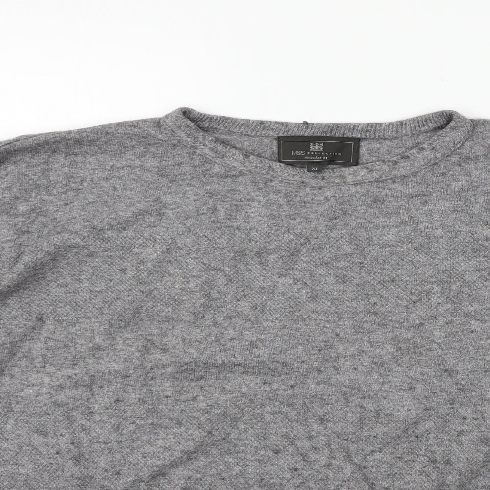 Marks & Spencer Womens Grey   Pullover Jumper Size XL