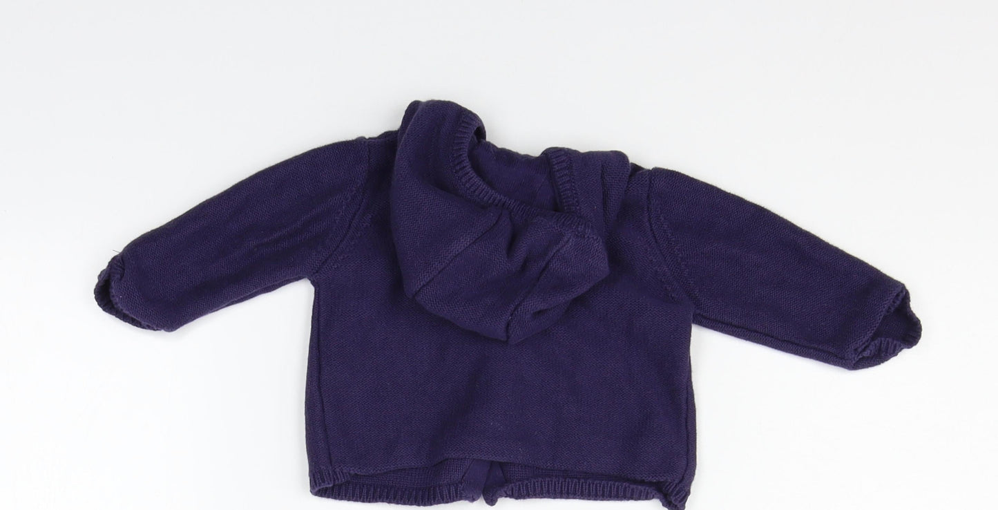 Mini Club Girls Blue   Cardigan Jumper Size 0-3 Months