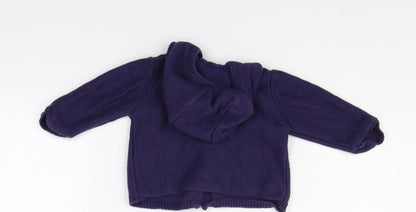 Mini Club Girls Blue   Cardigan Jumper Size 0-3 Months