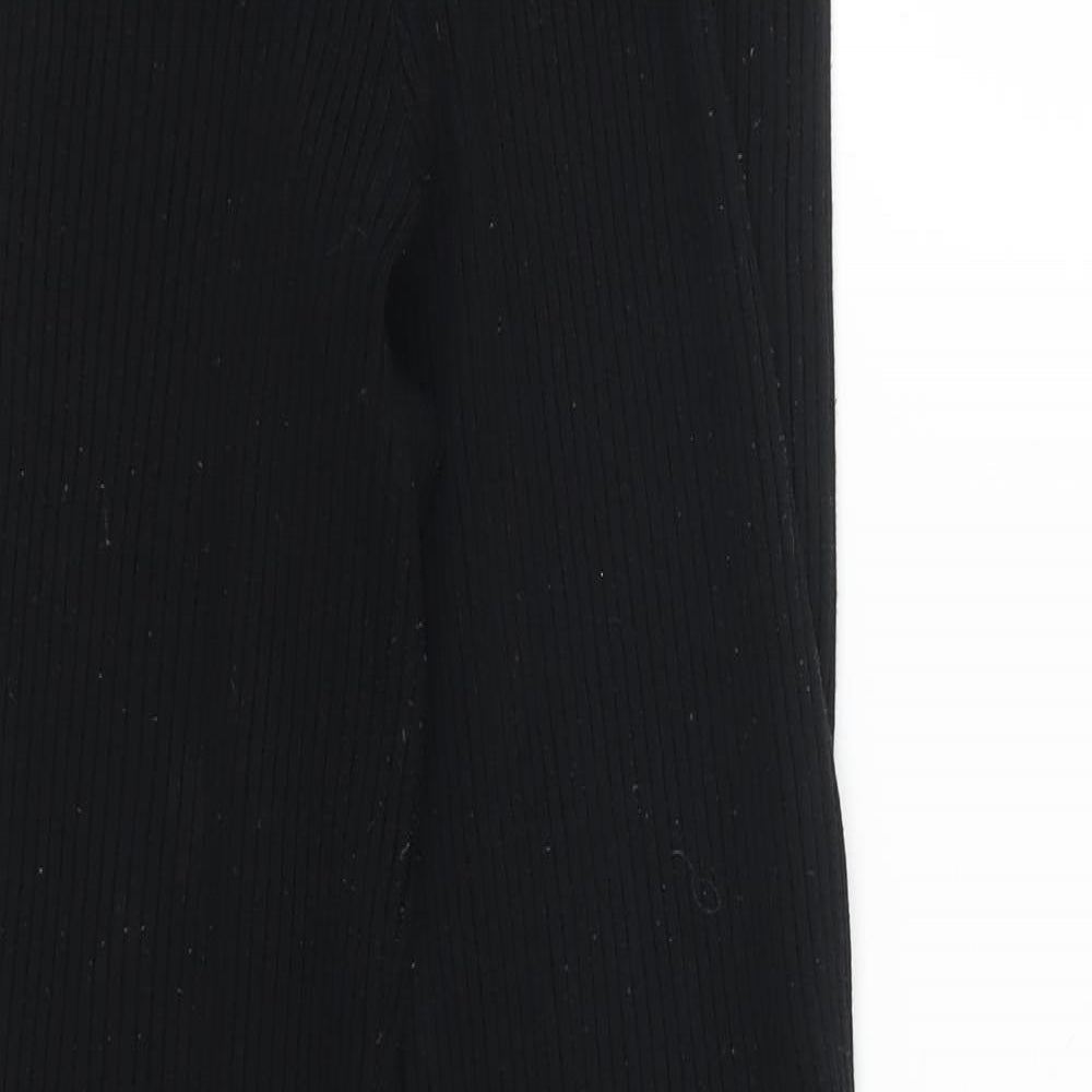 Womens UK Size S Topshop Regular Fit  Black Trousers