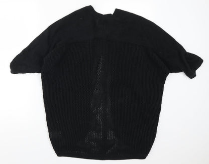 Preworn Womens Black   Cardigan Jumper Size M