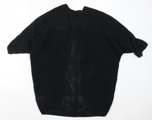 Preworn Womens Black   Cardigan Jumper Size M