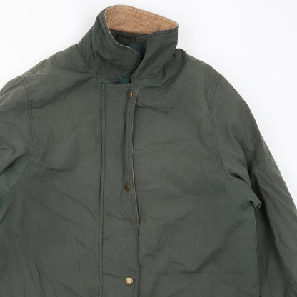 Classics Womens Green   Overcoat Coat Size 14