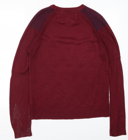 Burton Mens Red   Pullover Jumper Size S