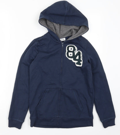 Abcd Boys Blue   Full Zip Hoodie Size 12 Years  - 84