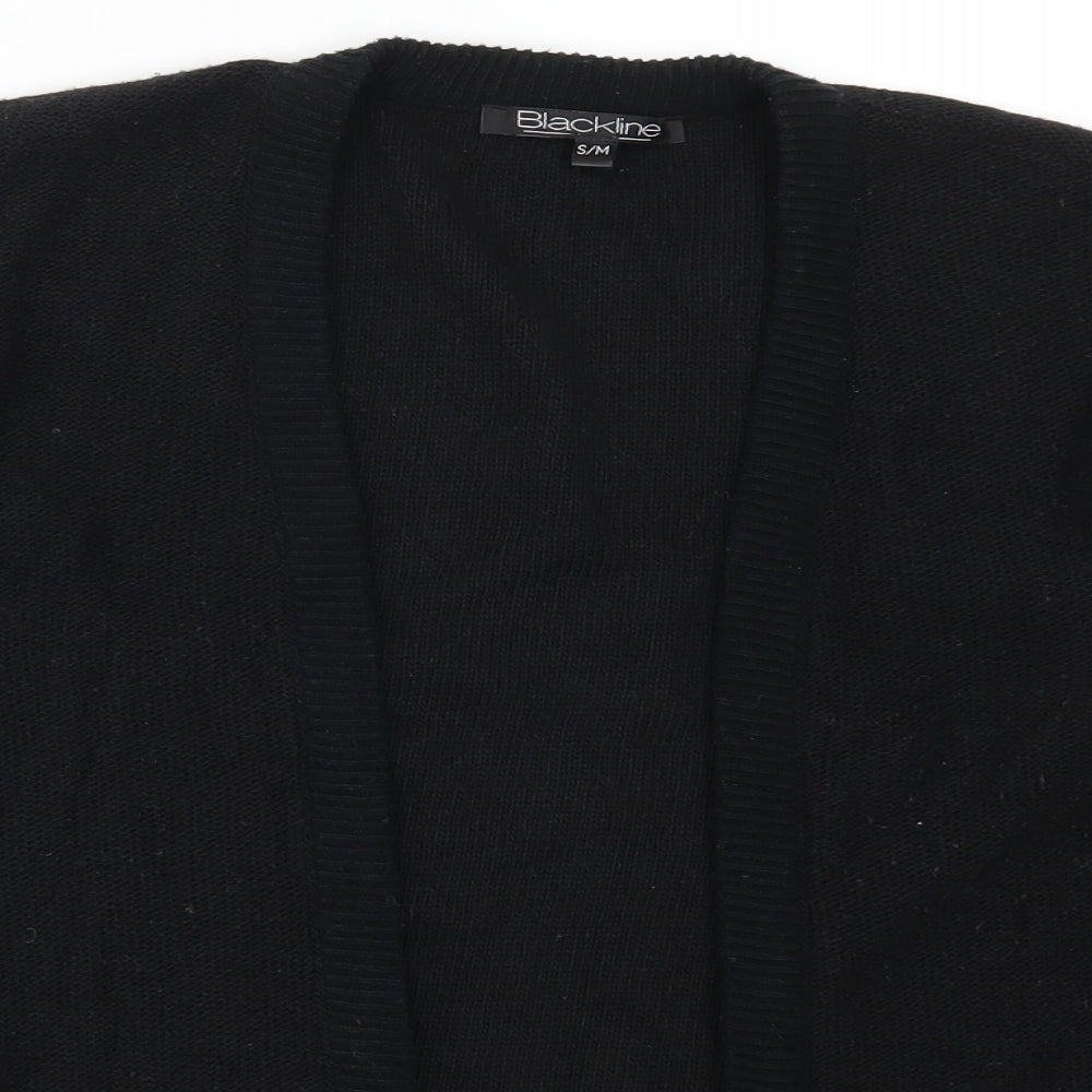 Blackline Womens Black   Cardigan Jumper Size S