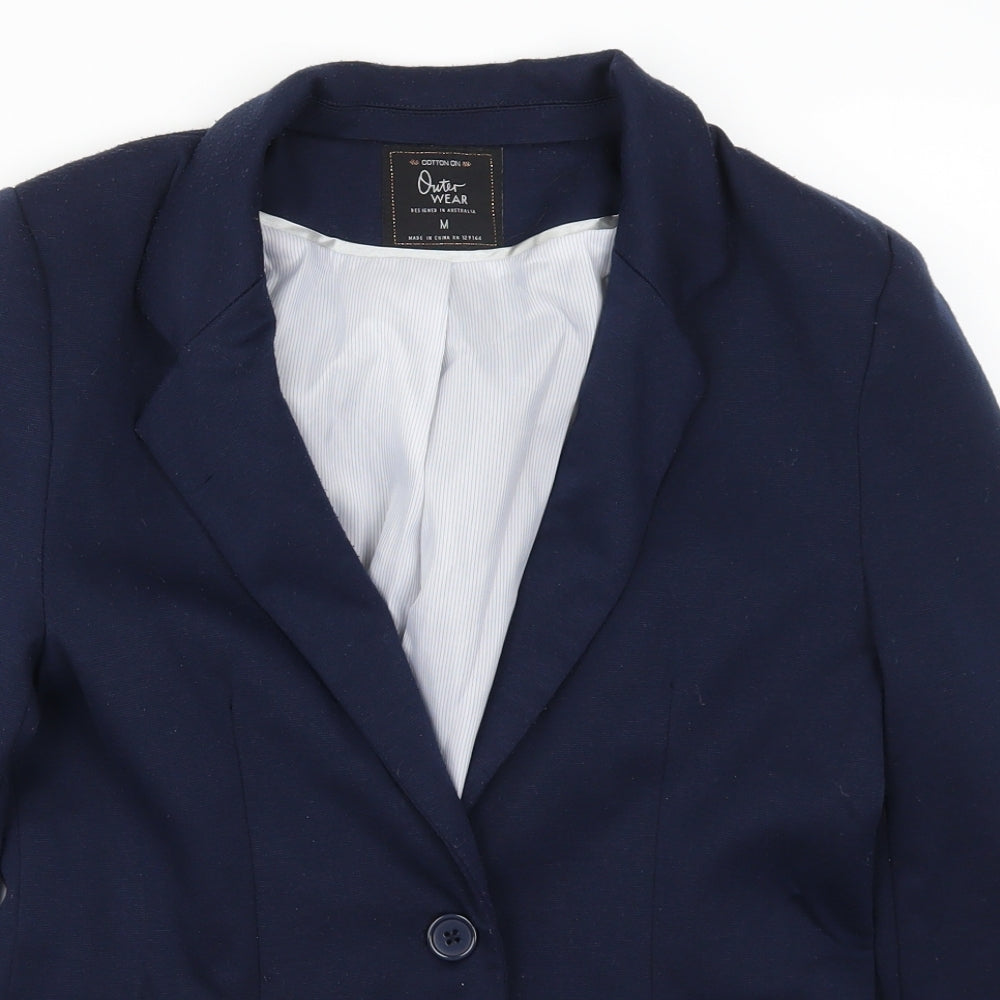 Cotton On Womens Blue   Jacket Blazer Size M