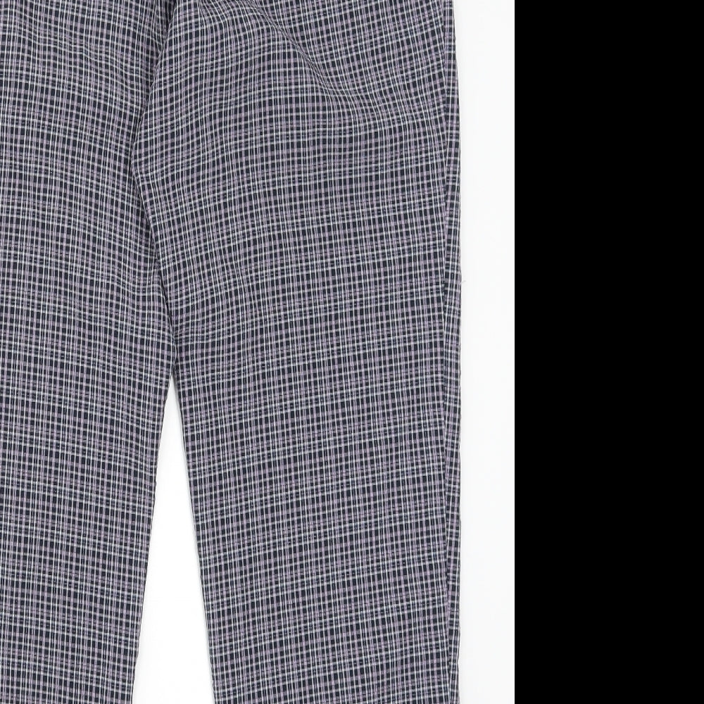Womens UK Size 16 Marks and Spencer Regular Fit  Purple Trousers