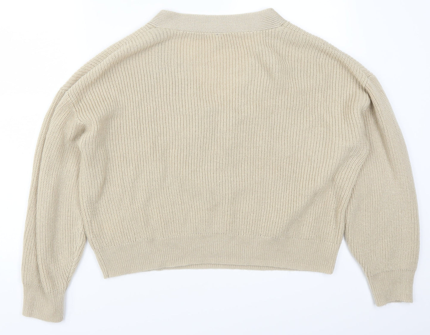 H&M Womens Beige   Pullover Jumper Size L