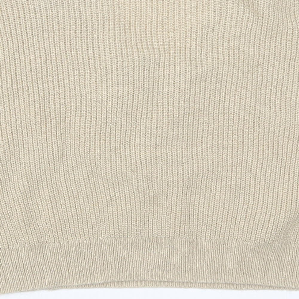 H&M Womens Beige   Pullover Jumper Size L