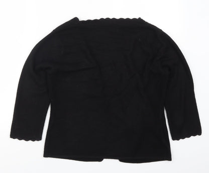 Equation Womens Black   Cardigan Jumper Size M