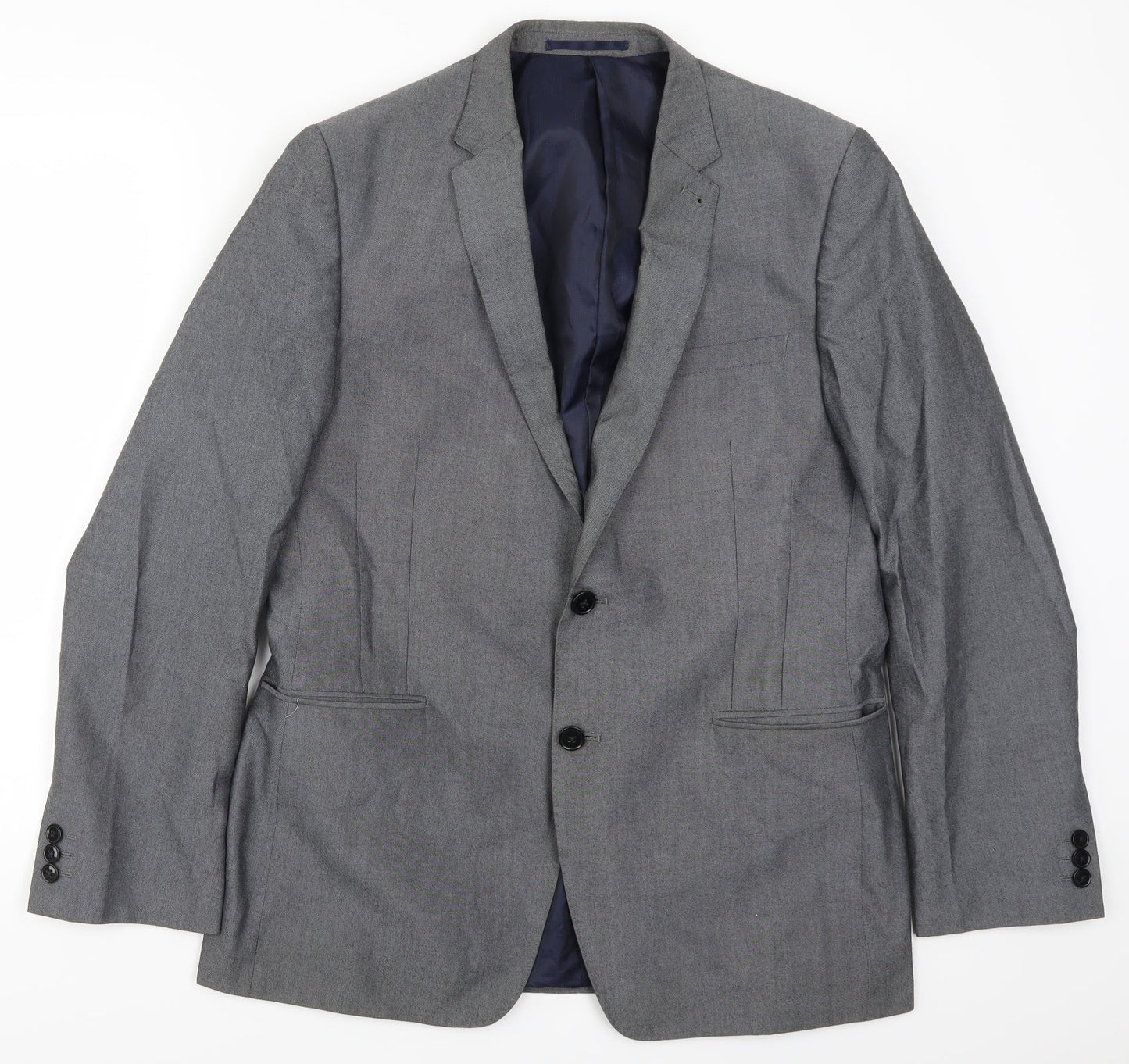 Mens UK Size 40 Marks and Spencer Regular Grey Suit Jacket