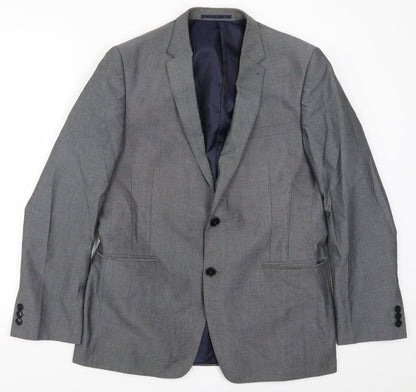 Mens UK Size 40 Marks and Spencer Regular Grey Suit Jacket